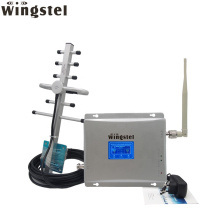 cell phone signal booster for home and office boost 2G 3G 4G 1800mhz/2100mhz cellular repeater kit with high gain yagi antenna